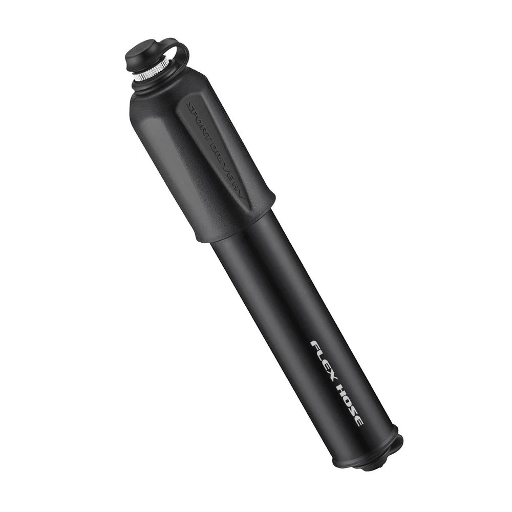 5. Lezyne - mini pompa - CNC Sport Drive HV Small - 90 psi | 6.2 bar - negru - 98g