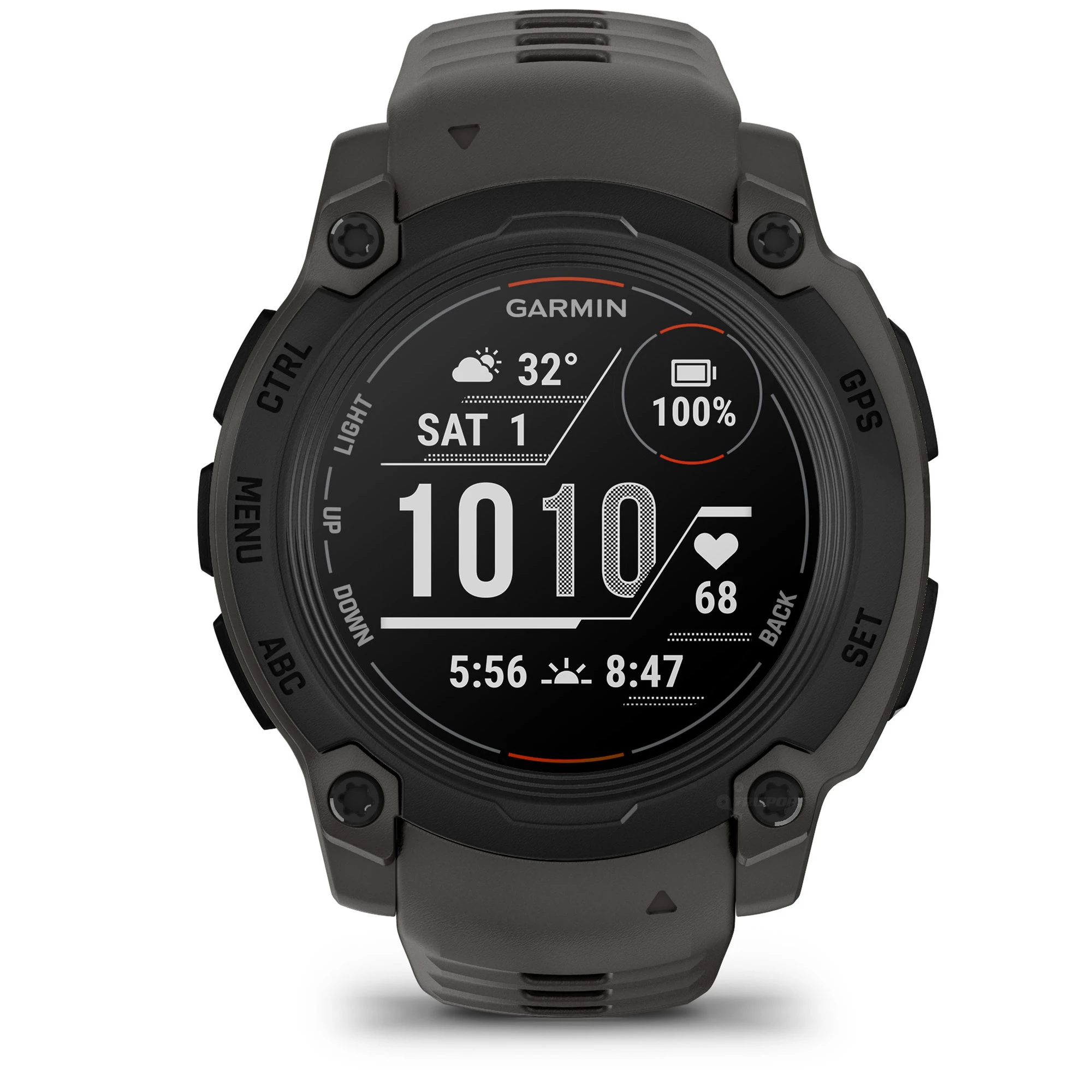 1. Garmin INSTINCT E - 40 mm negru - smartwatch robust cu GPS