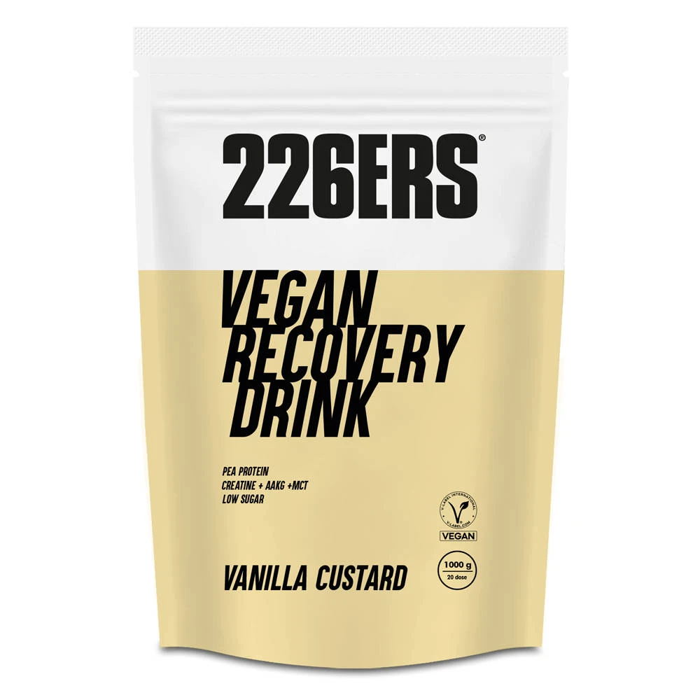 1. 226ers - plic pudra recuperare cu proteine - vegan recovery drink - vanilie - 1kg