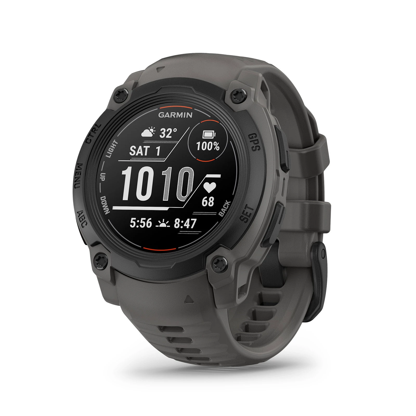 9. Garmin INSTINCT E - 40 mm negru - smartwatch robust cu GPS