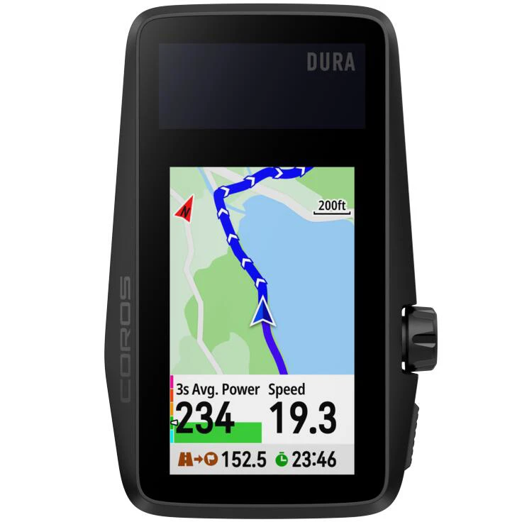 1. Coros - Dura Solar - ciclocomputer cu GPS - negru