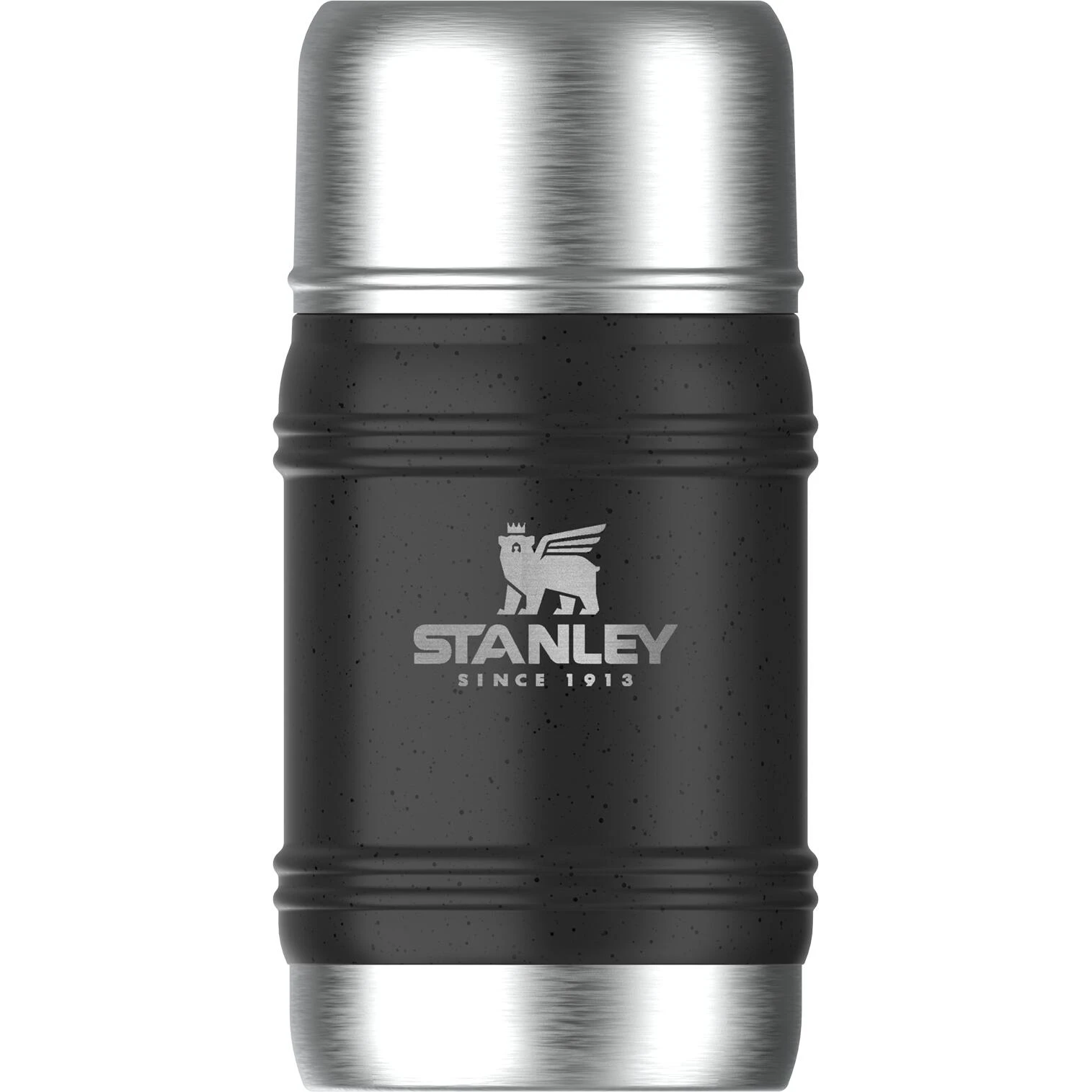 1. Stanley - termos mancare - The Artisan Thermal Food Jar - negru Black Moon - 0.5L