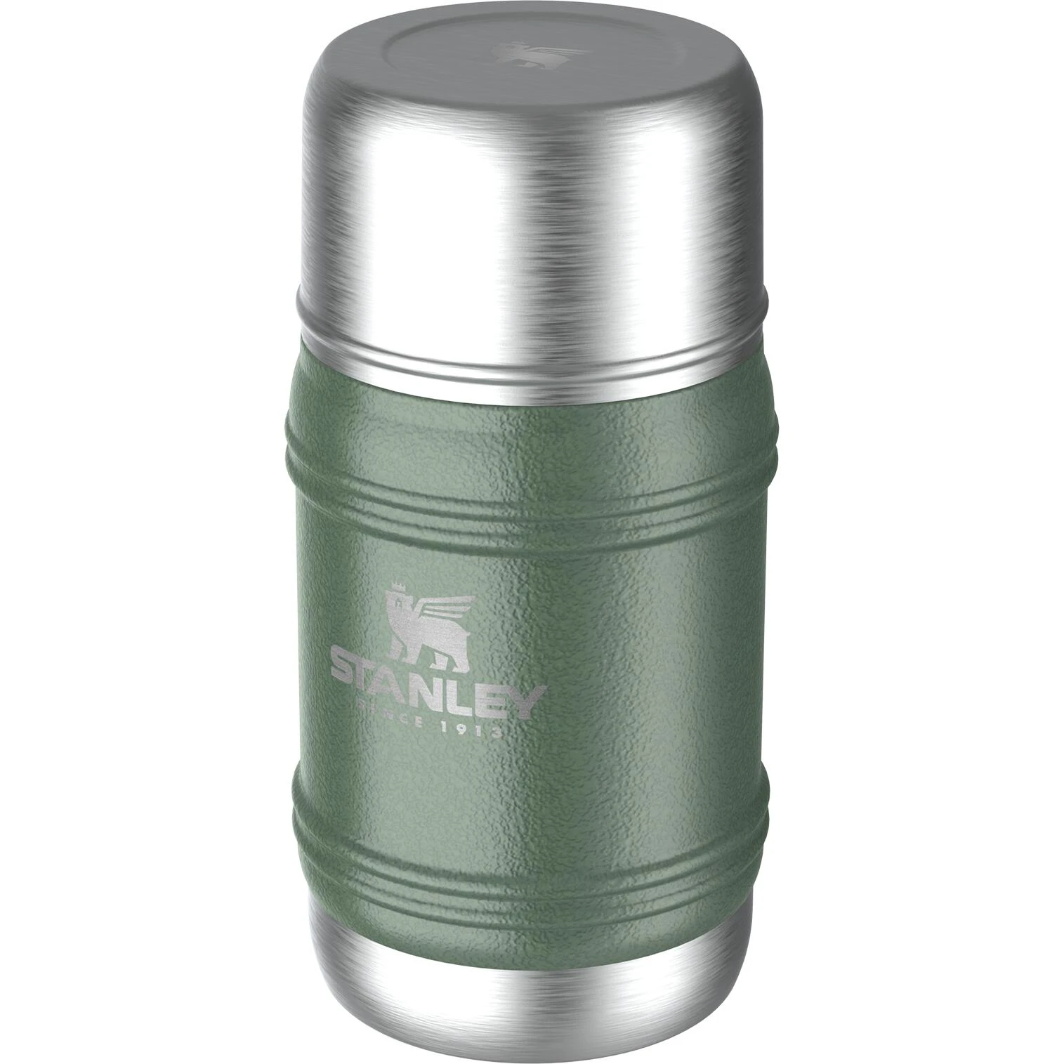 2. Stanley - termos mancare - The Artisan Thermal Food Jar - verde Hammertone Green - 0.5L