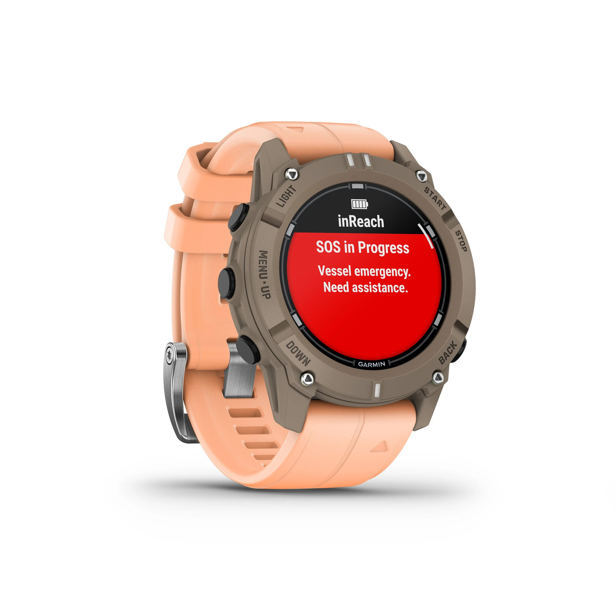 3. Garmin Descent G2 - 45 mm AMOLED Paloma cu curea Shell Pink - computer scufundări și smartwatch robust cu GPS