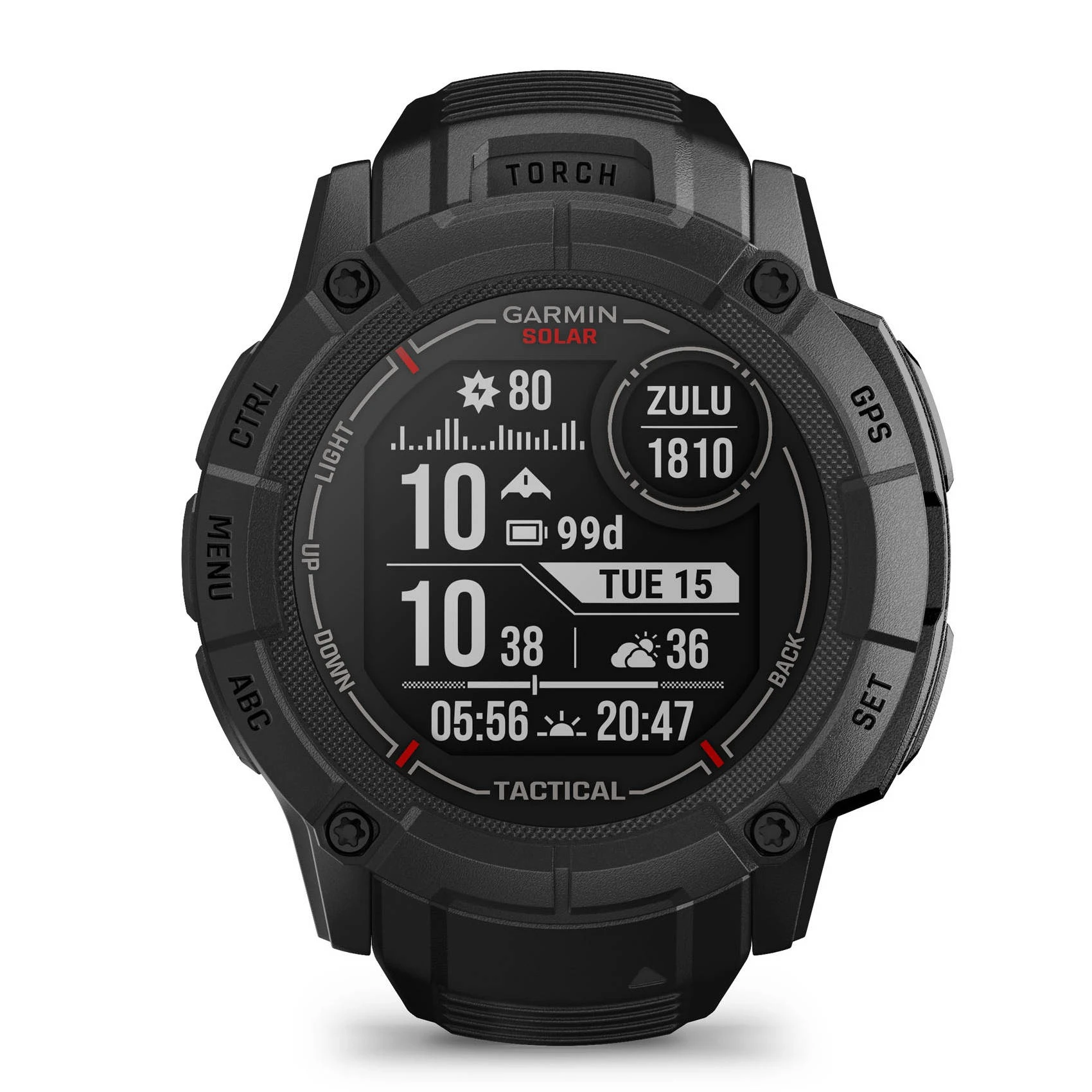 1. Garmin Instinct 2X Solar Tactical Edition - smartwatch robust cu GPS - Negru