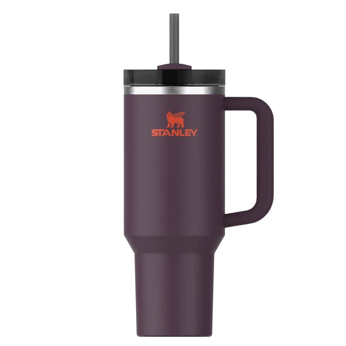 1. Stanley - termos tip sticla cu pai - Quencher H2.0 Tumbler - Plum - 1.18L