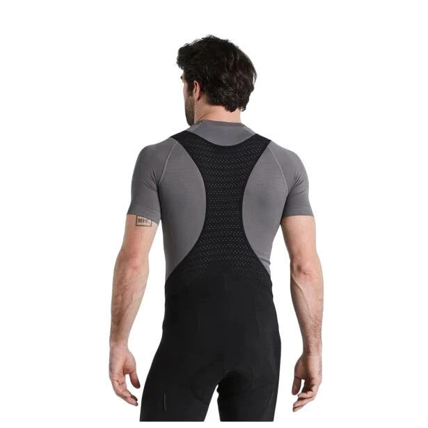 3. Specialized - bluza de corp ciclism cu maneca scurta pentru barbati Seamless Base Layer SS - gri inchis