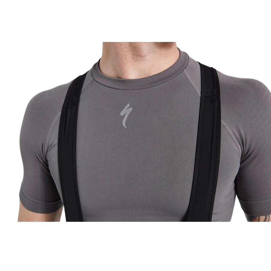 4. Specialized - bluza de corp ciclism cu maneca scurta pentru barbati Seamless Base Layer SS - gri inchis