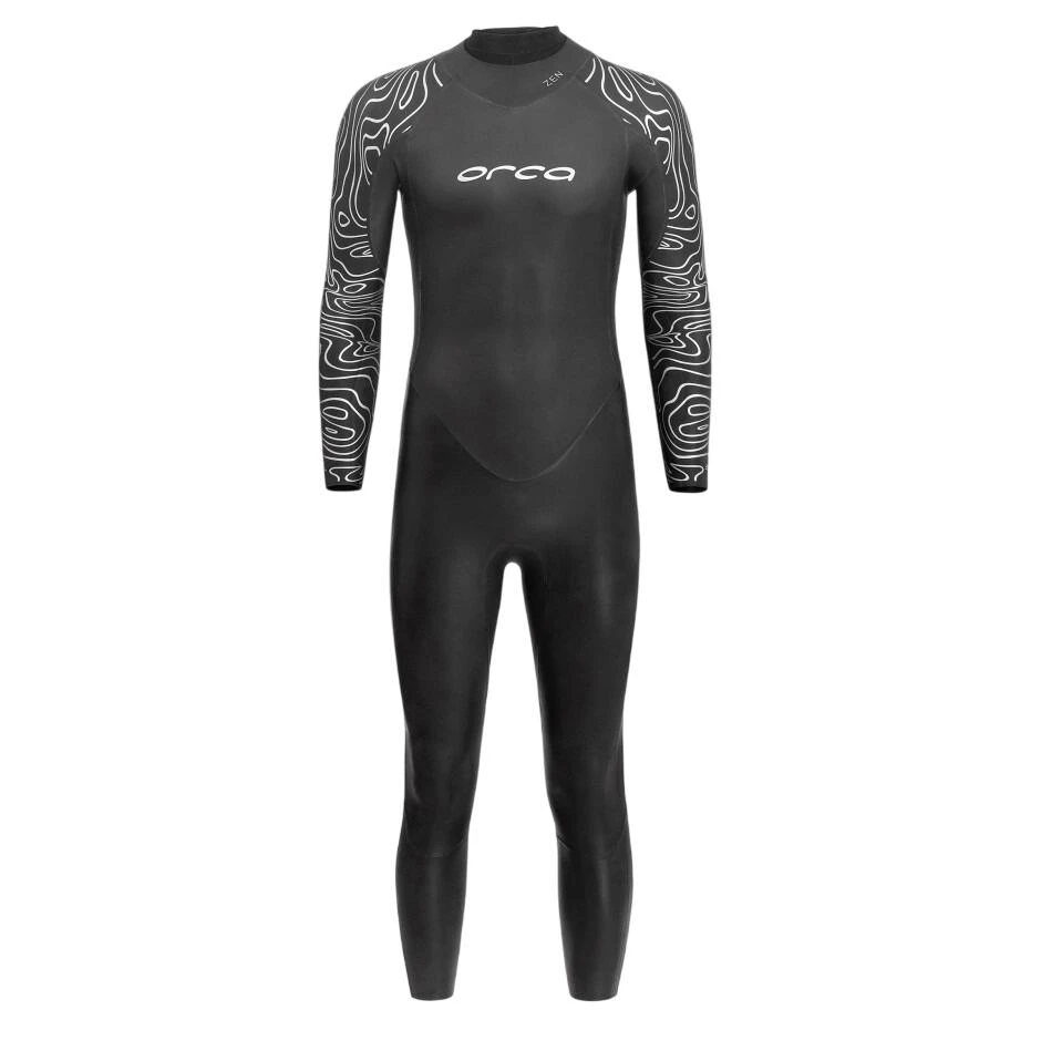 1. Orca - costum neopren pentru barbati Freedive Zen 1 P wetsuit - negru alb