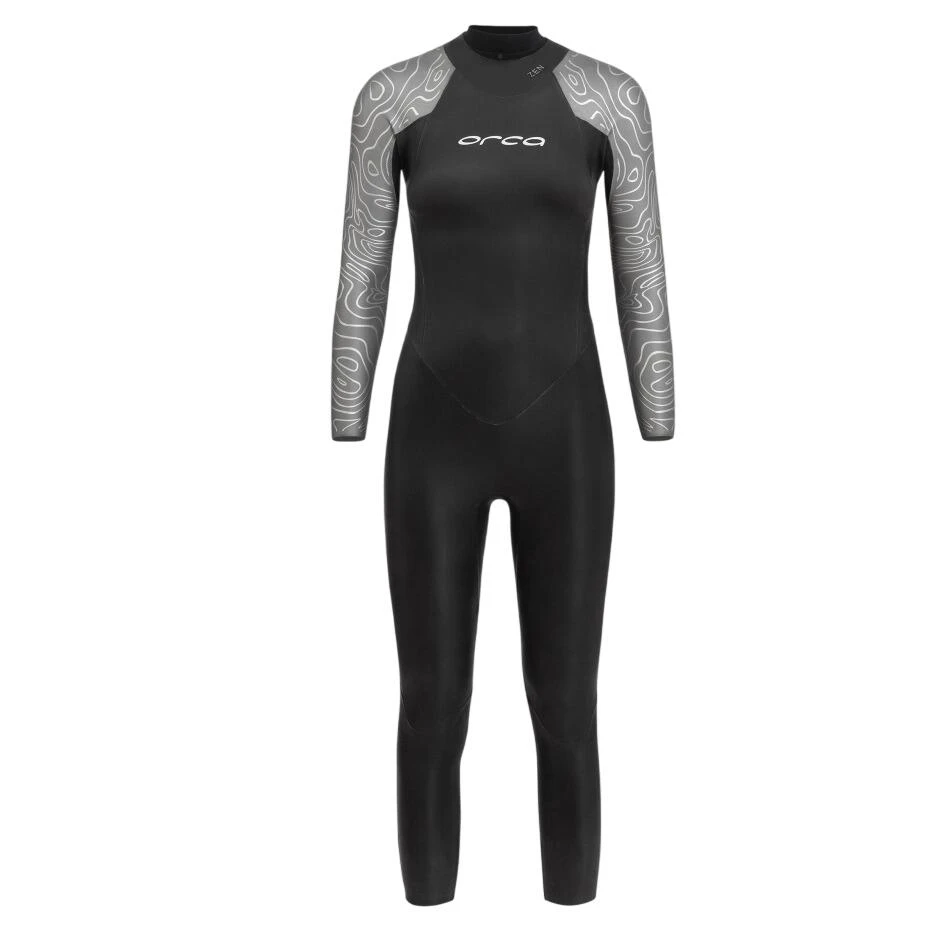 1. Orca - costum neopren pentru femei Freedive Zen 1 P wetsuit - negru gri alb