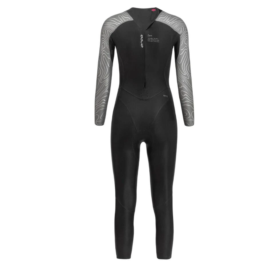 2. Orca - costum neopren pentru femei Freedive Zen 1 P wetsuit - negru gri alb