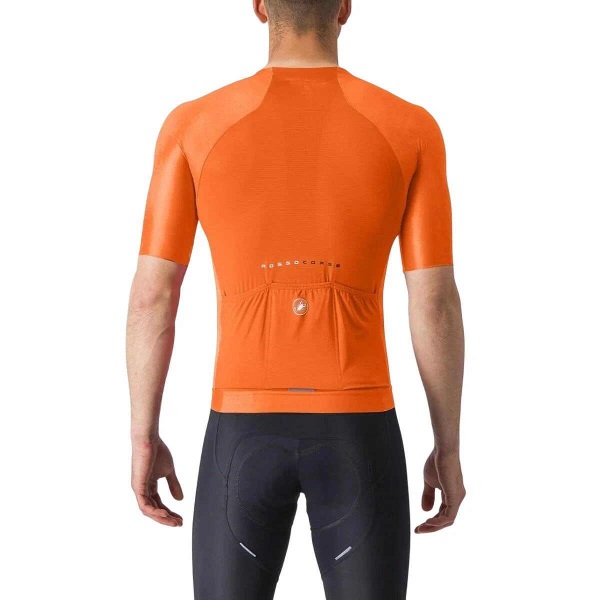 2. Castelli - tricou ciclism cu maneca scurta pentru barbati Aero Race 7.0 - portocaliu briliant
