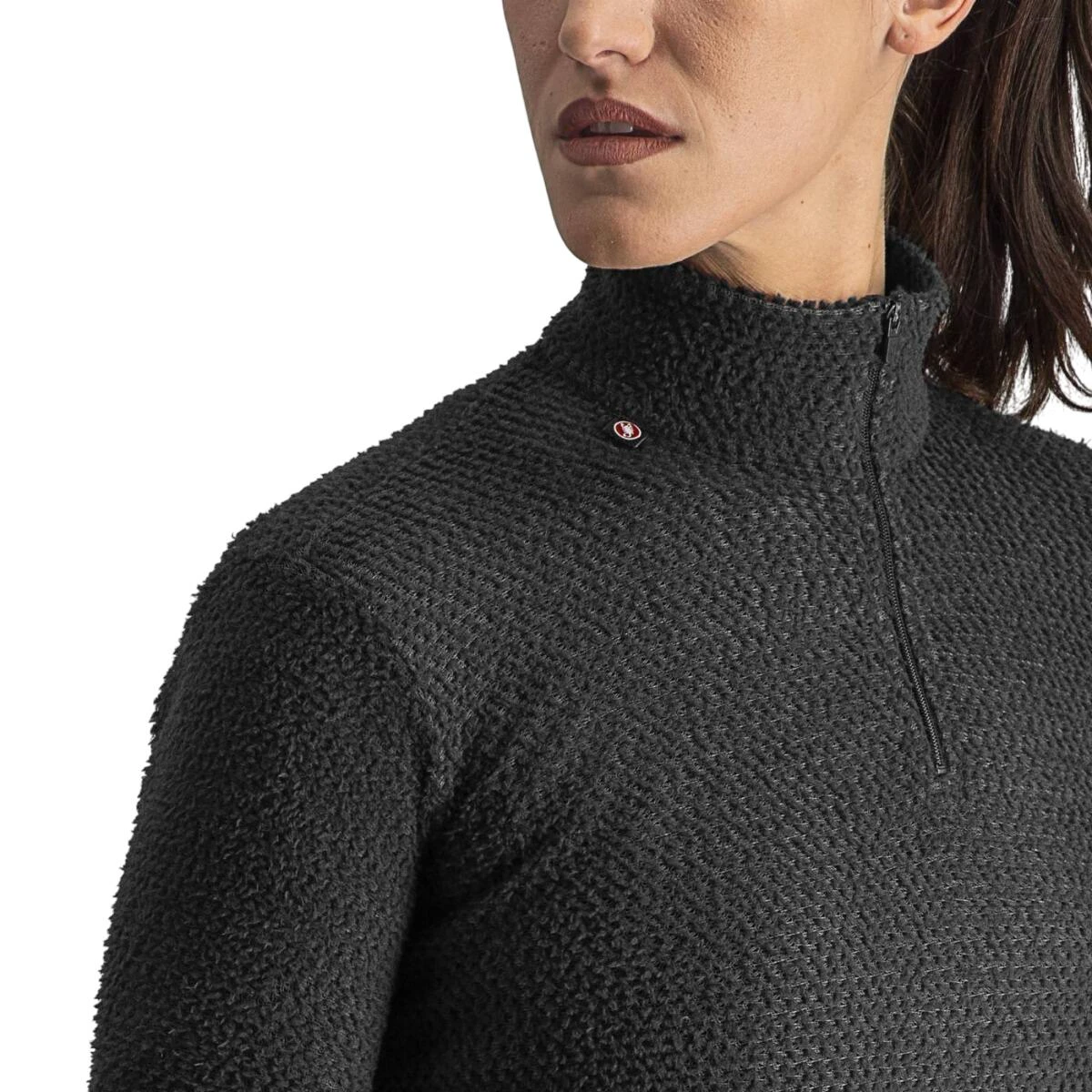 3. Castelli - bluza de corp ciclism pentru femei vreme rece maneca lunga Cold Days W 2nd Layer - negru