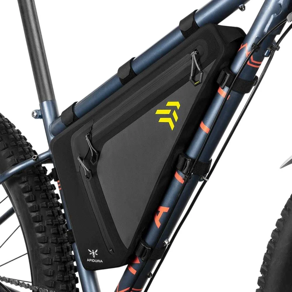 3. Apidura - geanta cadru bicicleta Backcountry2.0 Full Frame Pack 4 litri - negru gri galben