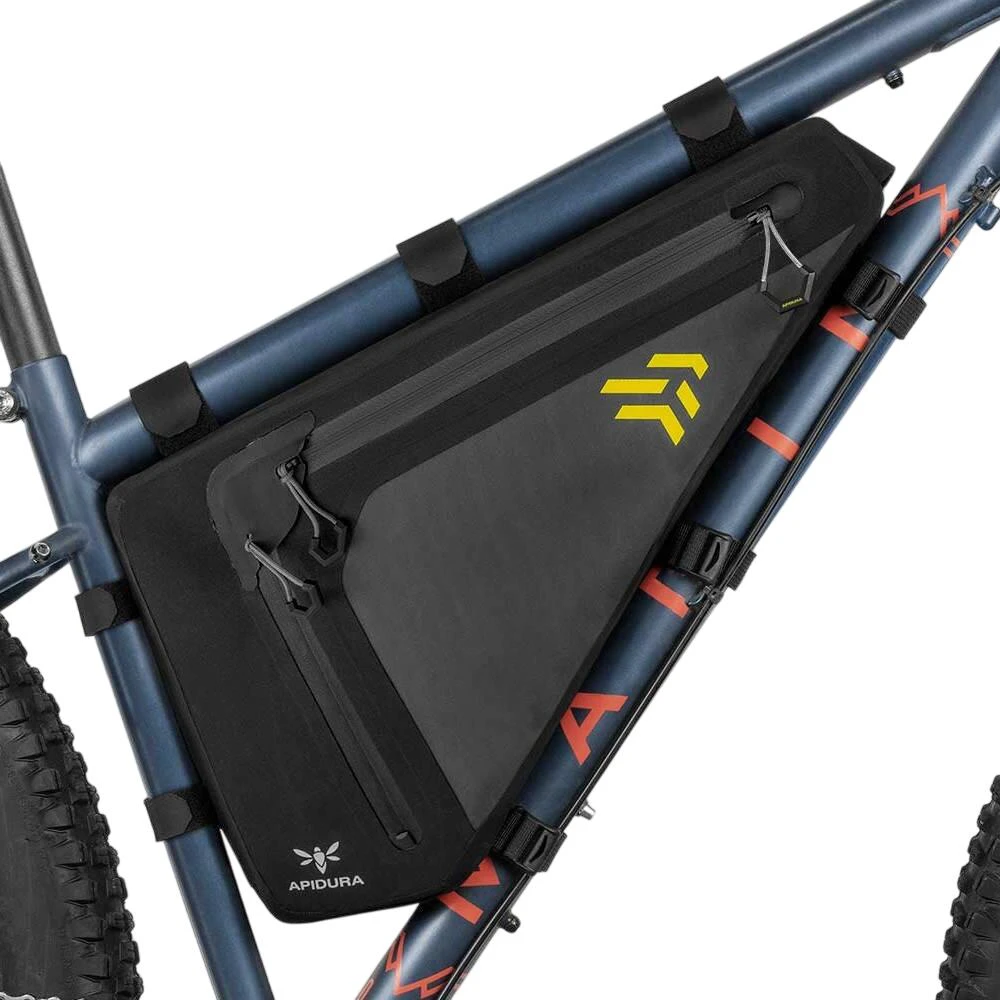4. Apidura - geanta cadru bicicleta Backcountry2.0 Full Frame Pack 4 litri - negru gri galben
