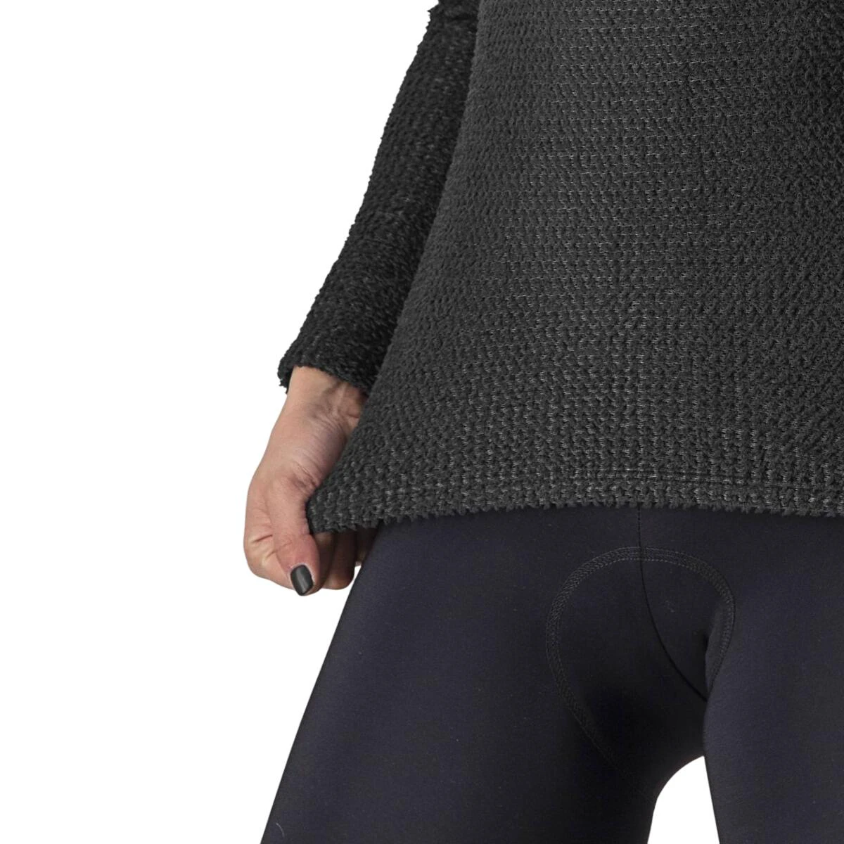 4. Castelli - bluza de corp ciclism pentru femei vreme rece maneca lunga Cold Days W 2nd Layer - negru