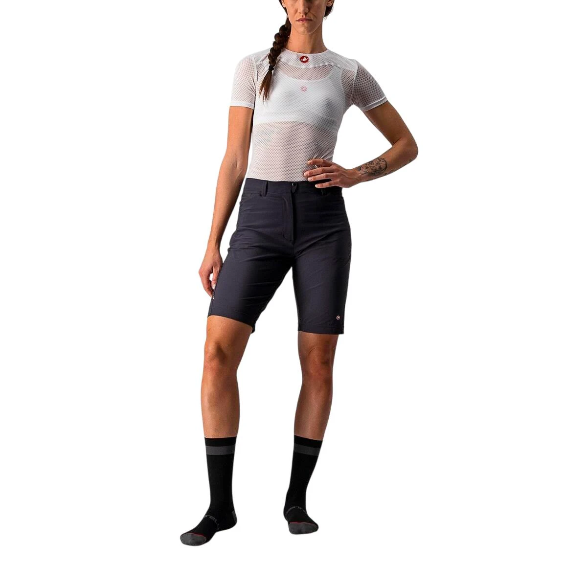 Castelli - pantaloni scurti ciclism pentru femei Unlimited W Baggy shorts - negru - 60214