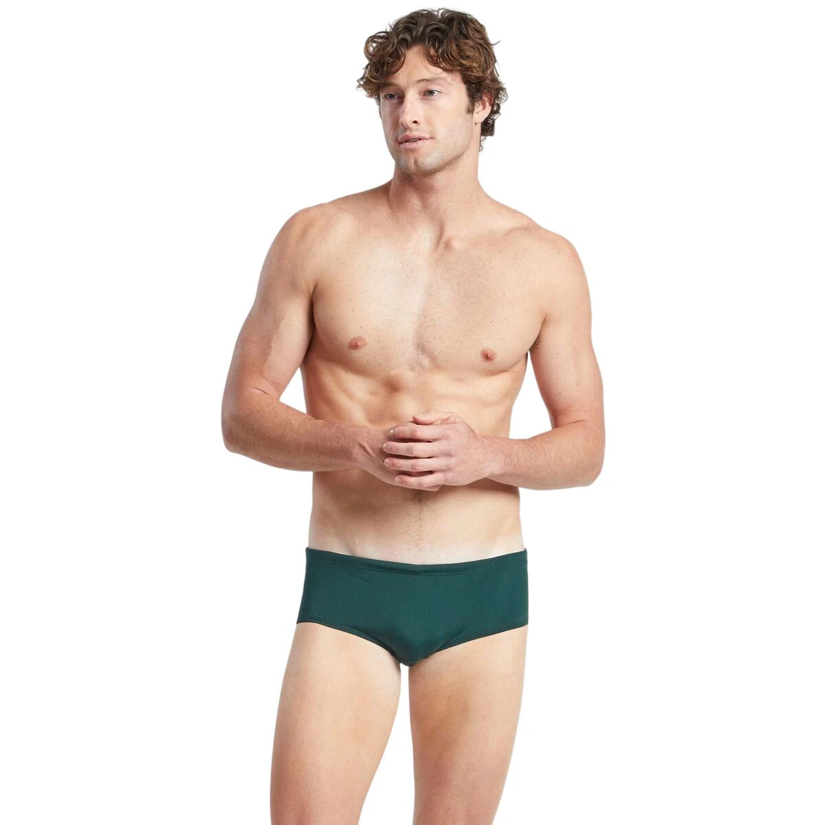 1. Finis - Slip inot barbati - Aqua Short Solid - Pine