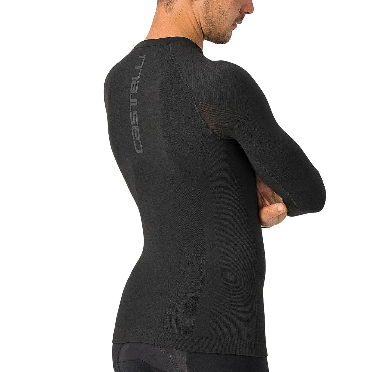 4. Castelli bluza de corp cu maneca lunga Core Seamless Base Layer LS - negru