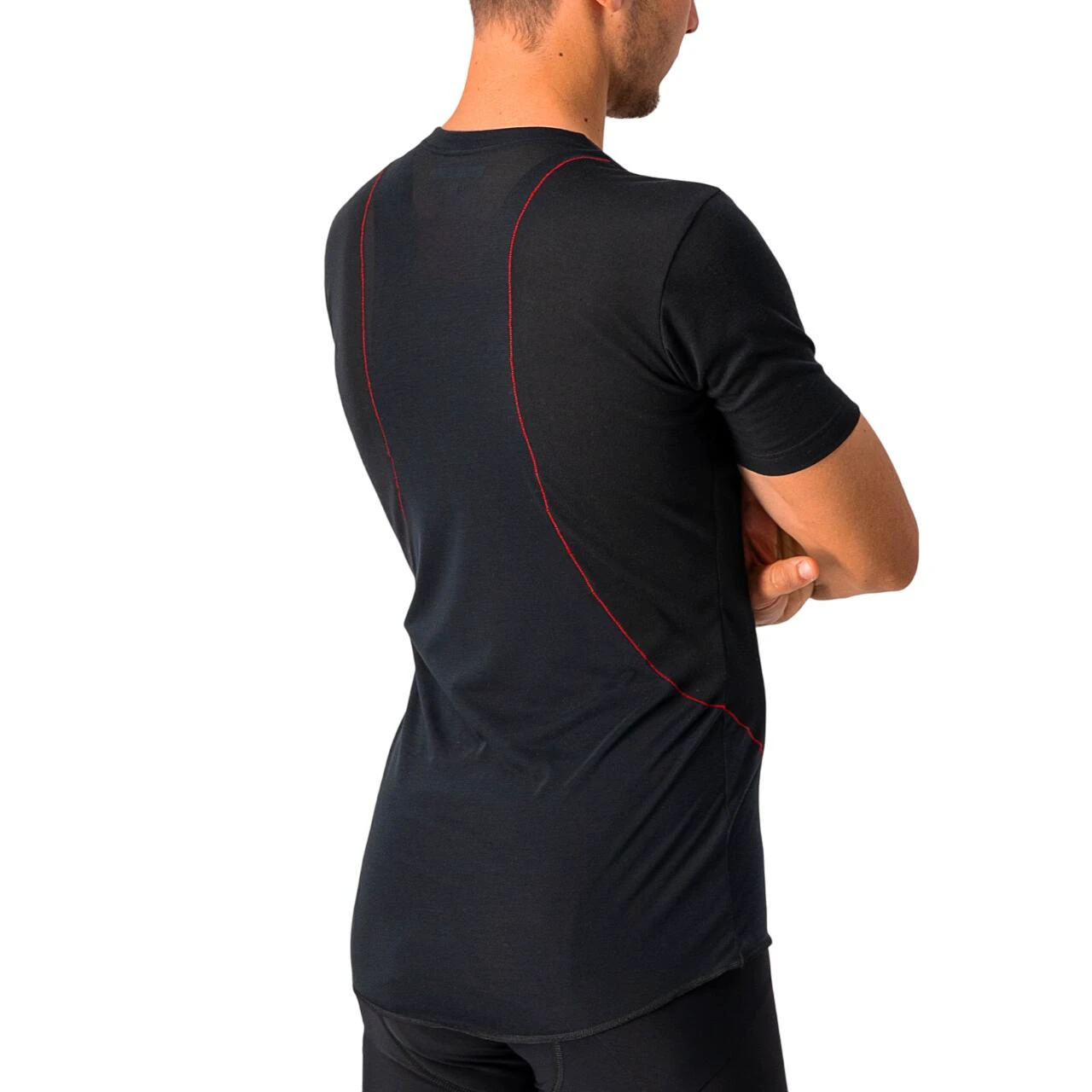 4. Castelli bluza de corp cu maneca scurta Prosecco Tech Short Sleeve - negru