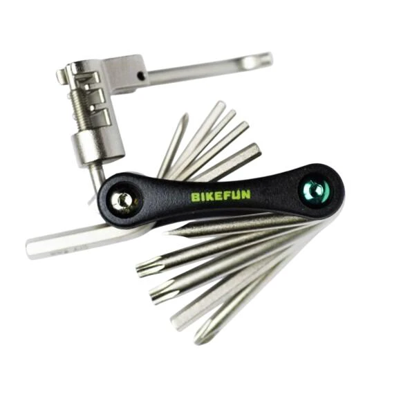 1. Bikefun - Unealta multifunctionala pentru reparatii Bicicleta Tool BF Gadget - 12 functii