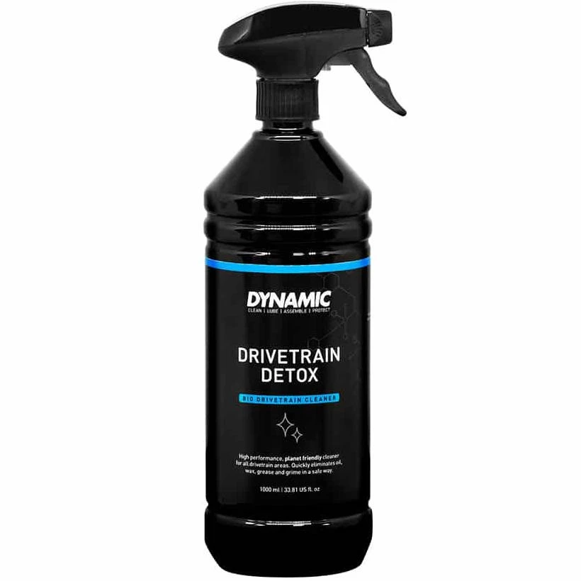 1. Dynamic Bike Care - Spray bio curatare transmisie bicicleta, cu pulverizator (Bio) Drivetrain Detox Cleaner - sticla 1 litru