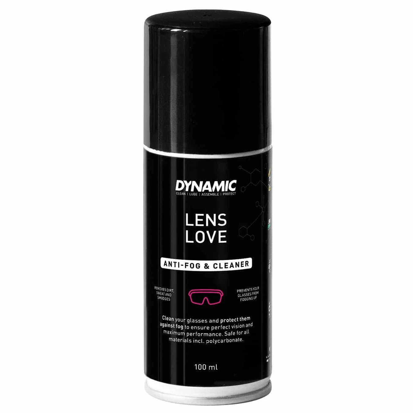 1. Dynamic Bike Care - Spray curatare ochelari Lens Love cleaner - 100ml