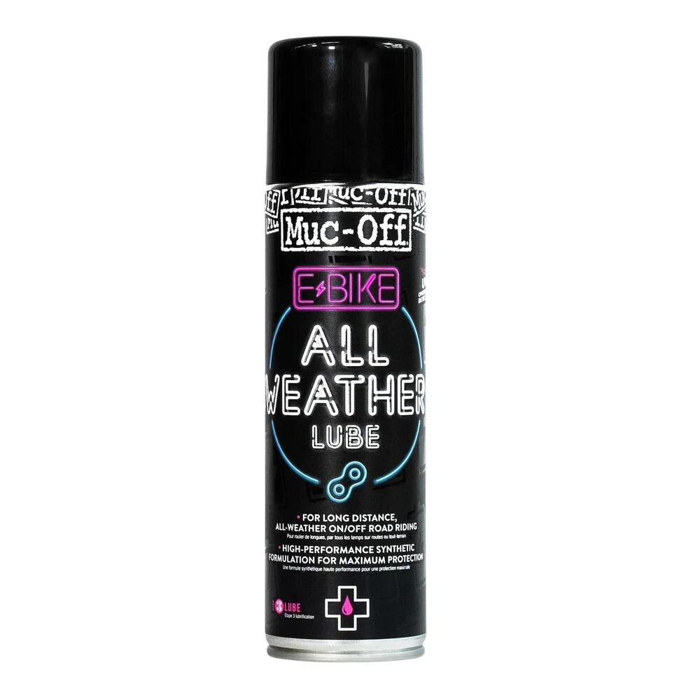 1. Muc-Off - spray lubrifiant lant bicicleta electrica eBike All-Weather Chain Lube - 250ml