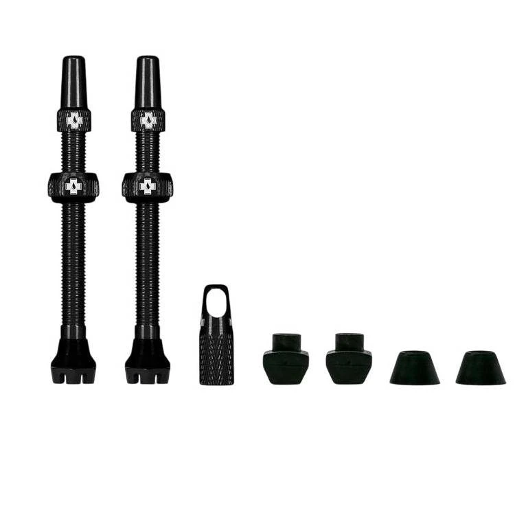 1. Muc-Off - valve tubeless V2 - Tubeless Valves V2 - negru - 60mm