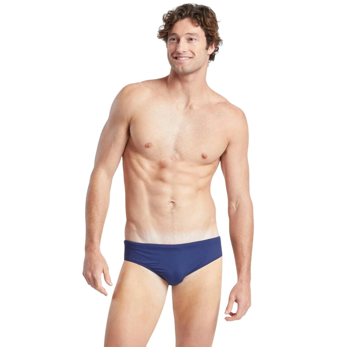 1. Finis - Slip inot barbati - Brief Solid - Albastru Navy