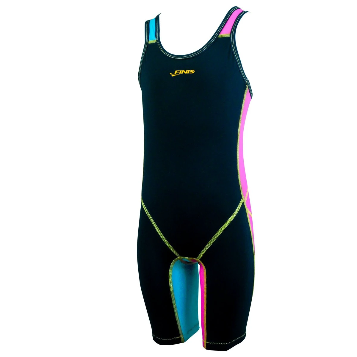 1. Finis - costum inot tehnic copii - Fuse Jr Openback Kneeskin - Cotton Candy