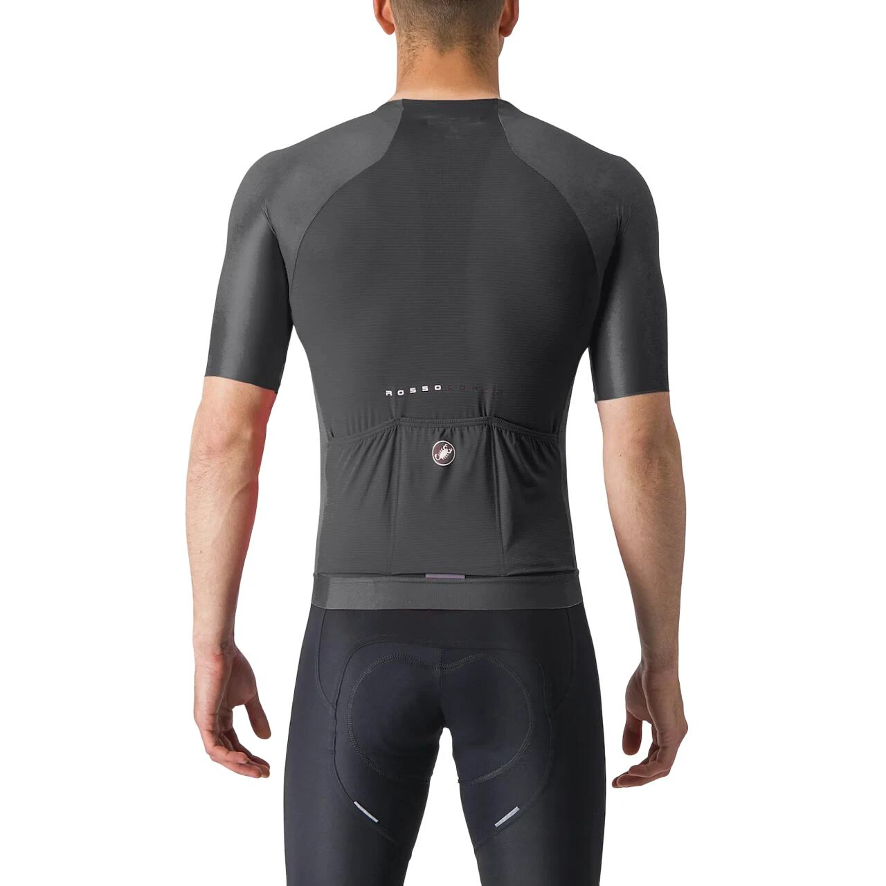 2. Castelli - tricou ciclism cu maneca scurta pentru barbati Aero Race 7.0 - negru