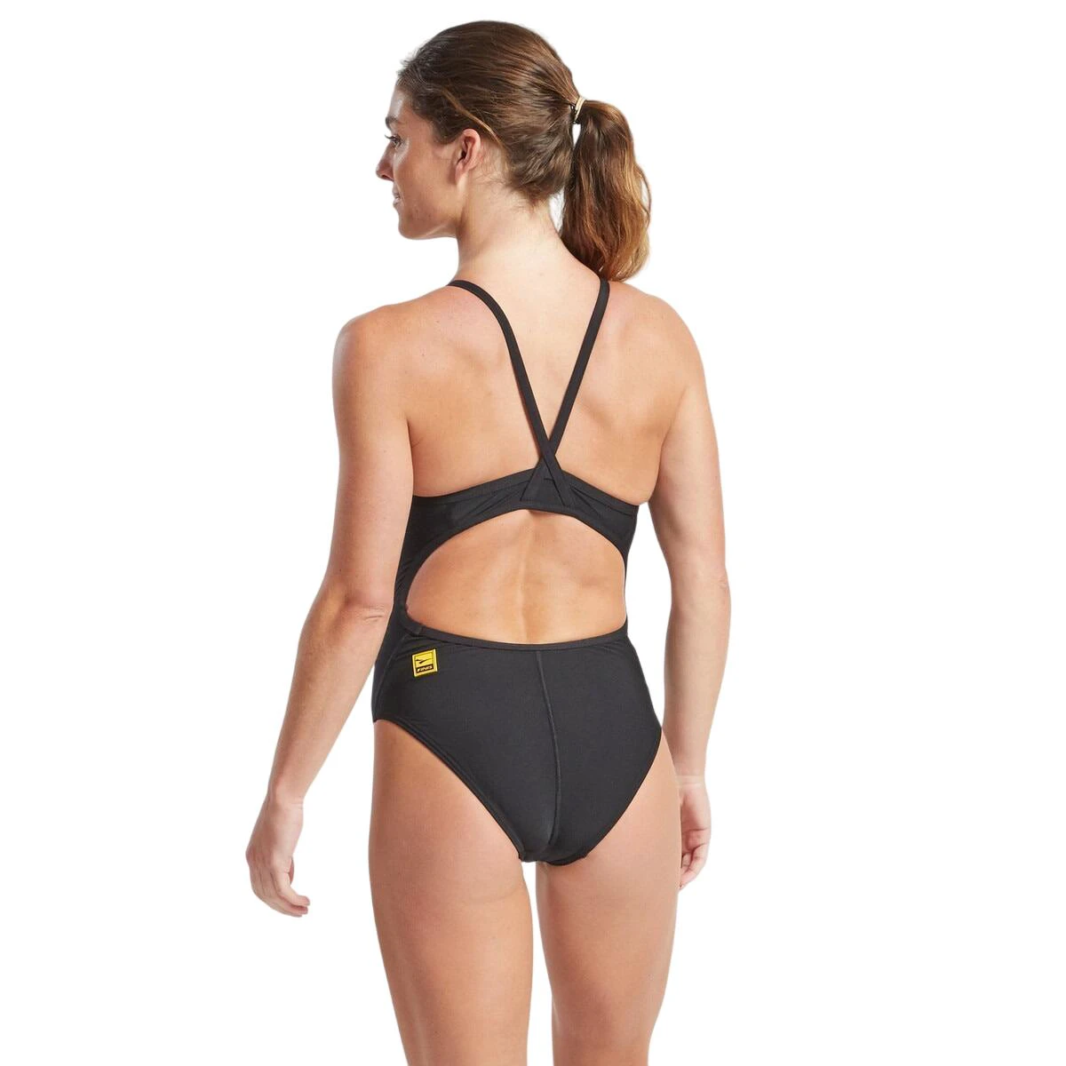 2. Finis - Costume de baie intreg pentru femei - Skinback Solid - negru