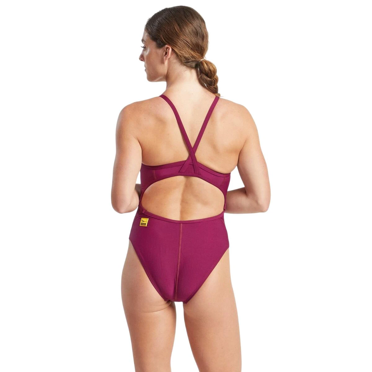 2. Finis - Costume de baie intreg pentru femei - Skinback Solid - visiniu cabernet