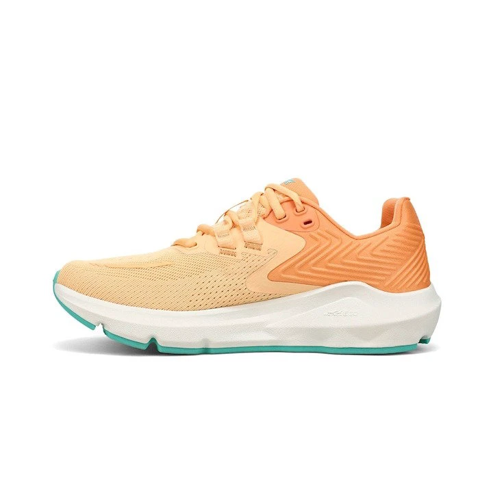 4. Altra - pantofi alergare asfalt - Provision 7 W - portocaliu-verde