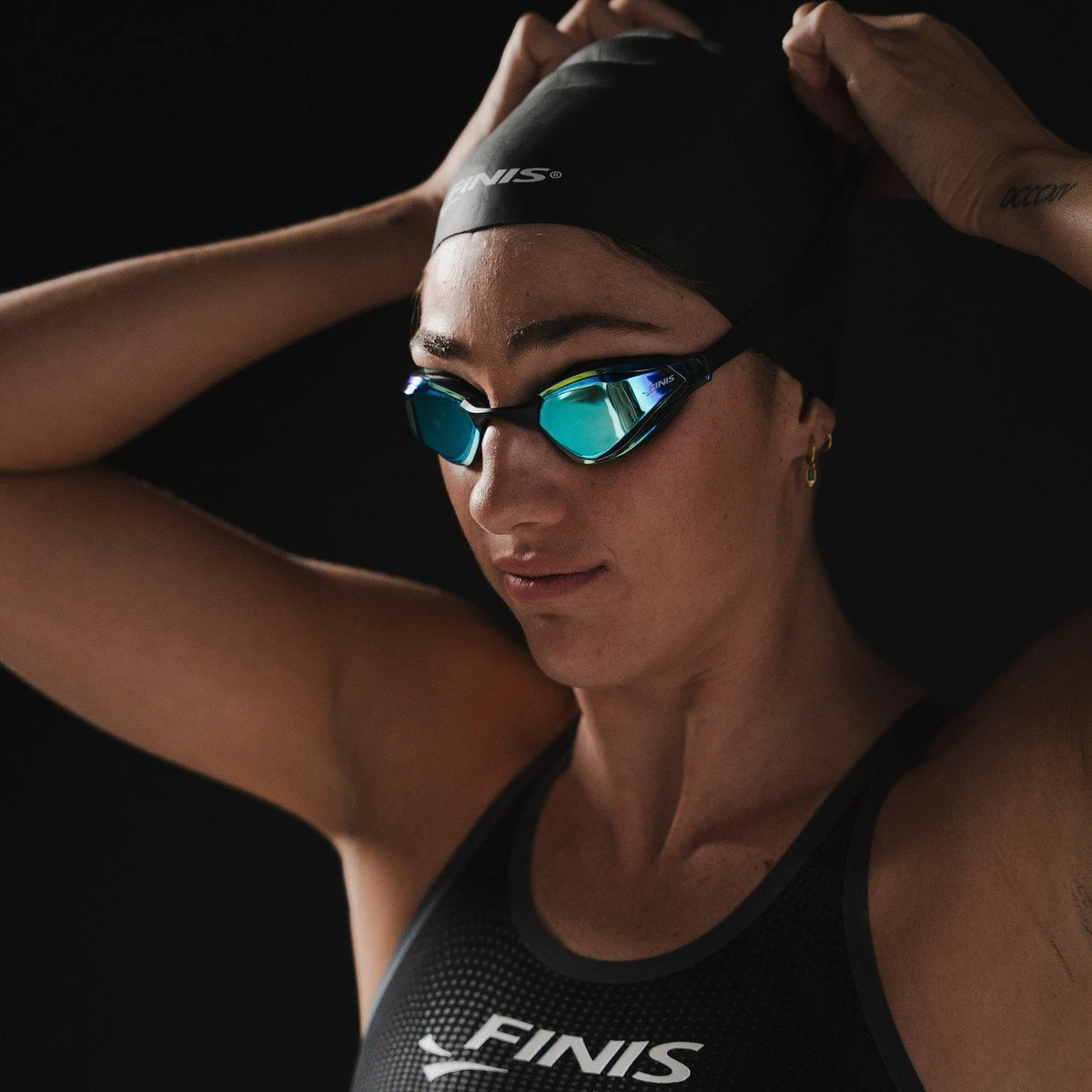 6. Finis - ochelari inot - Mach 1 Racing Goggle - Titanium