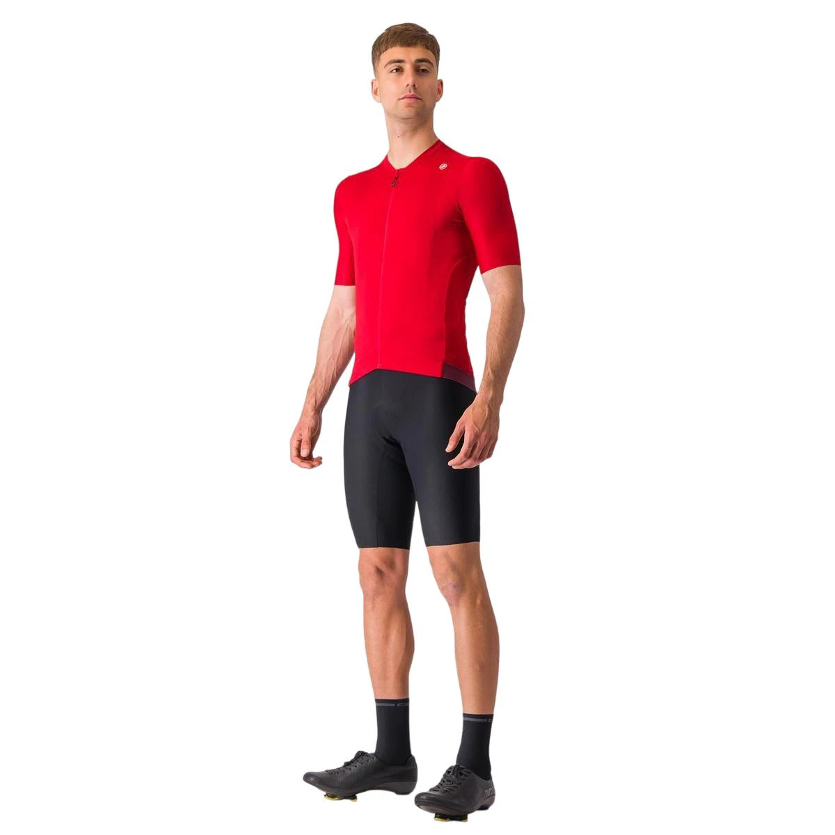 7. Tricou cu maneca scurta Castelli Espresso Rosu