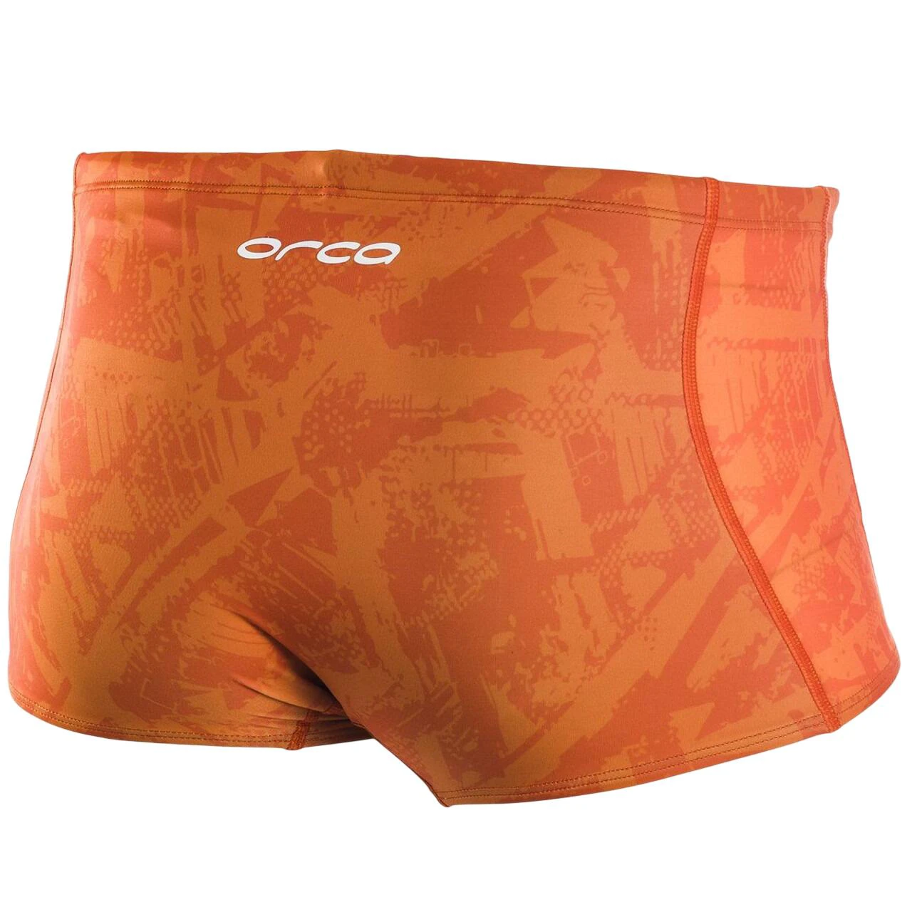 2. Orca - Boxeri inot pentru barbati Square Leg swimsuit - portocaliu