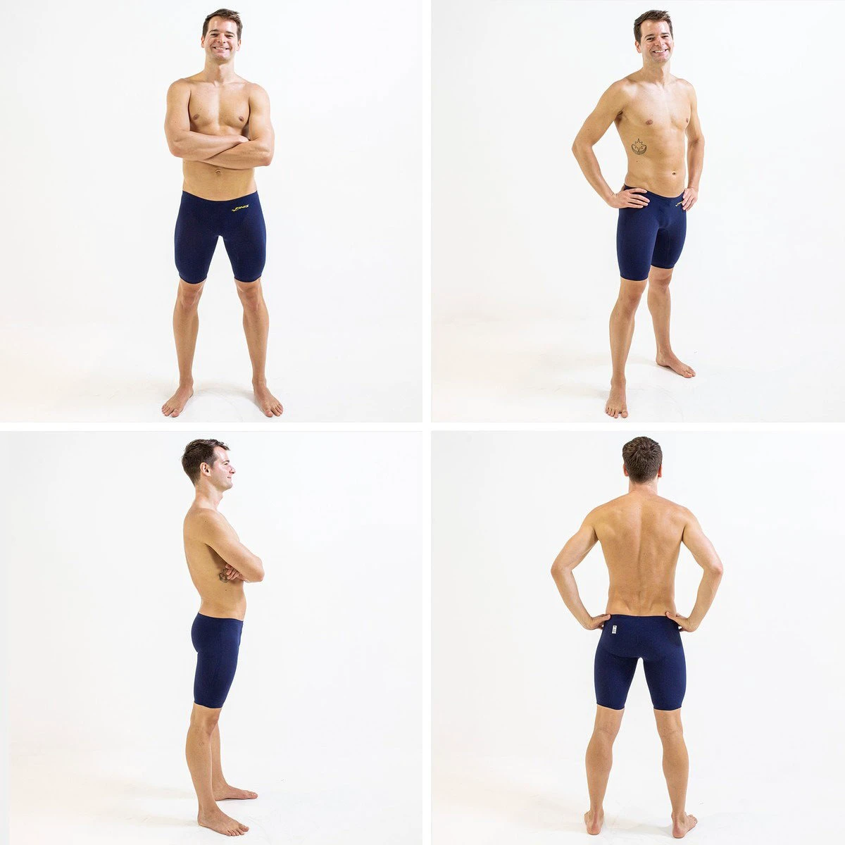 2. Finis - Costum inot tehnic pentru baieti sau barbati - Fuse Jammer - bleumarin