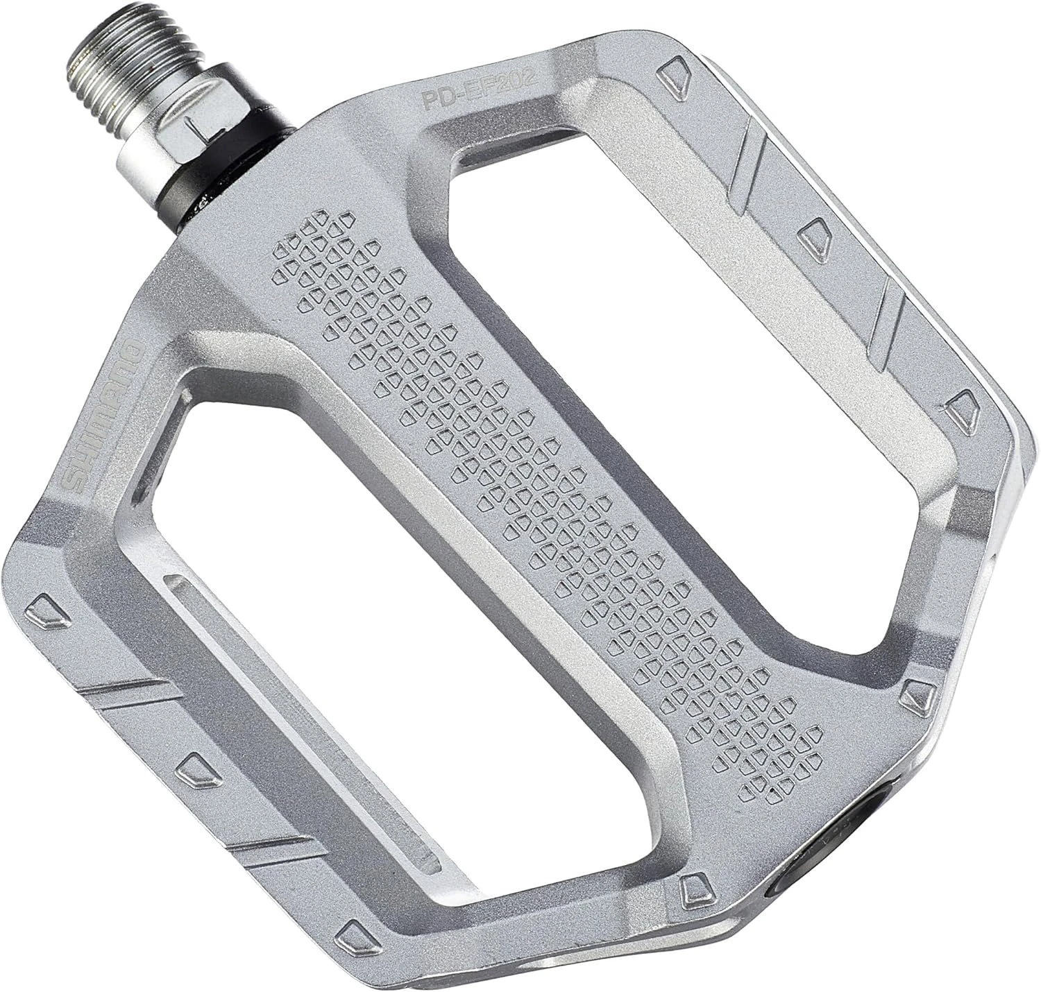 3. Shimano - pedale MTB flat - PD-EF202 - argintiu