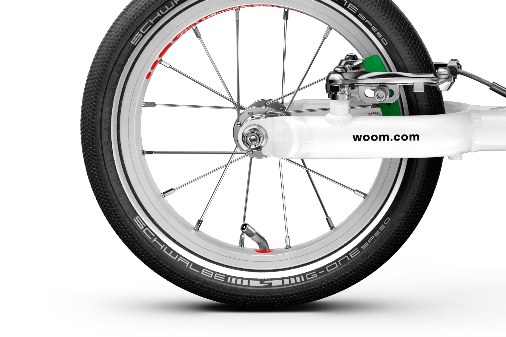 6. Bicicleta copii Woom 1 Go cu roti 12" albastru Metallic Blue