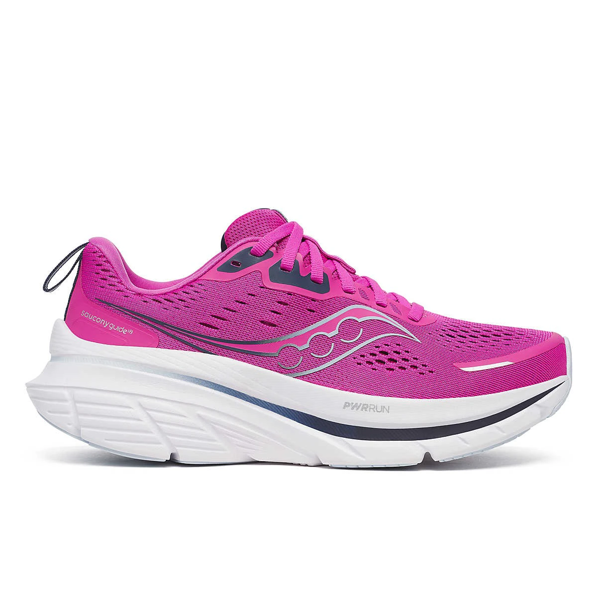 1. Saucony - pantofi alergare - Guide 18 W - Fuchsia | Navy