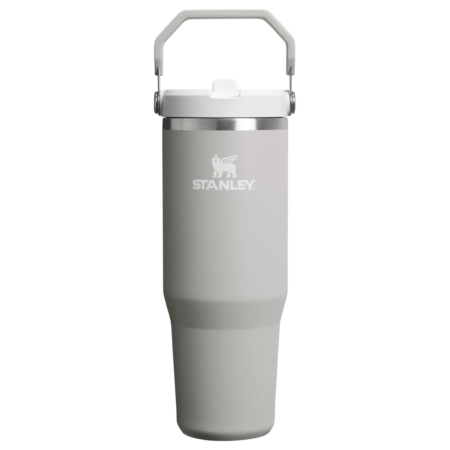 Stanley - termos tip sticla cu pai - Iceflow Flip Straw Tumbler 2.0 - gri - 0.89 L - 62103