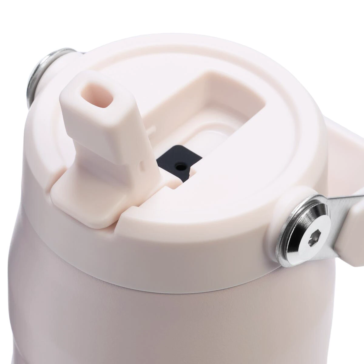 3. Stanley - termos tip sticla cu pai - Iceflow Flip Straw 2.0 - roz - 0.7 L