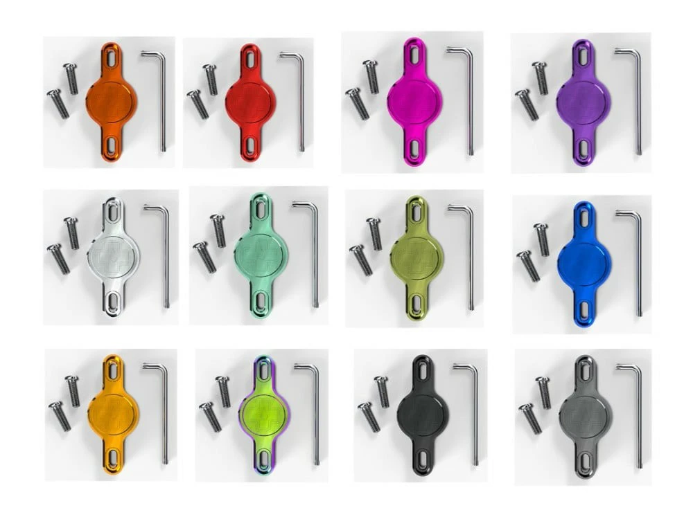 3. Muc-Off - Suport - Apple-AirTag pentru cadru - V2 - silver