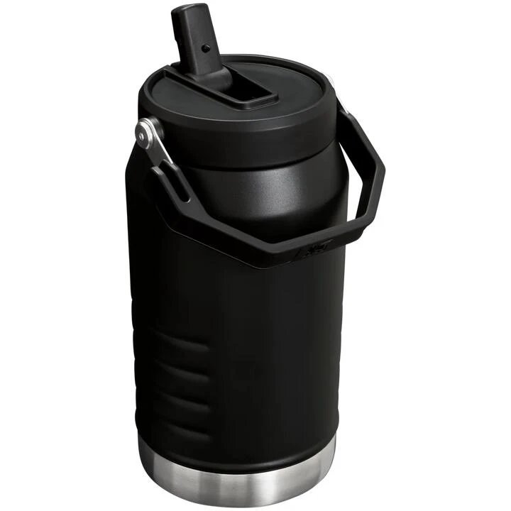 3. Stanley - termos clasic cu maner - The IceFlow Flip Straw Jug - negru - 1.9 Litri