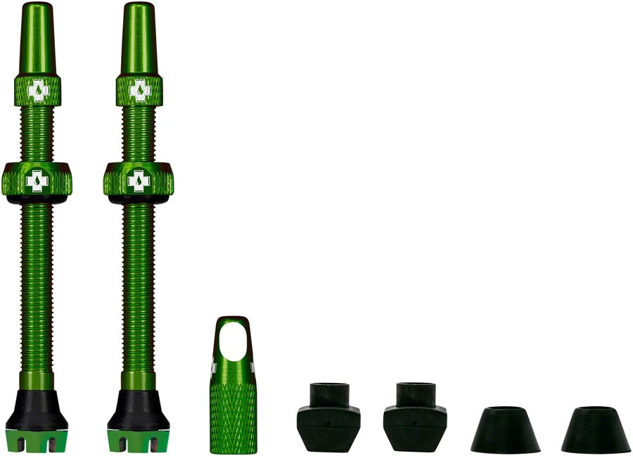 Muc-Off - valve tubeless V2 - Tubeless Valves V2 - verde - 60mm - 61984