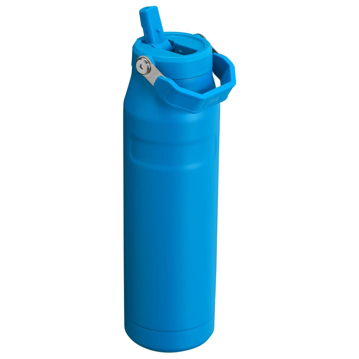 2. Stanley - termos tip sticla cu pai - Iceflow Flip Straw Lid - albastru - 1.06 L