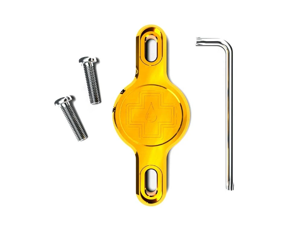 2. Muc-Off - Suport - Apple-AirTag pentru cadru - V2 - gold