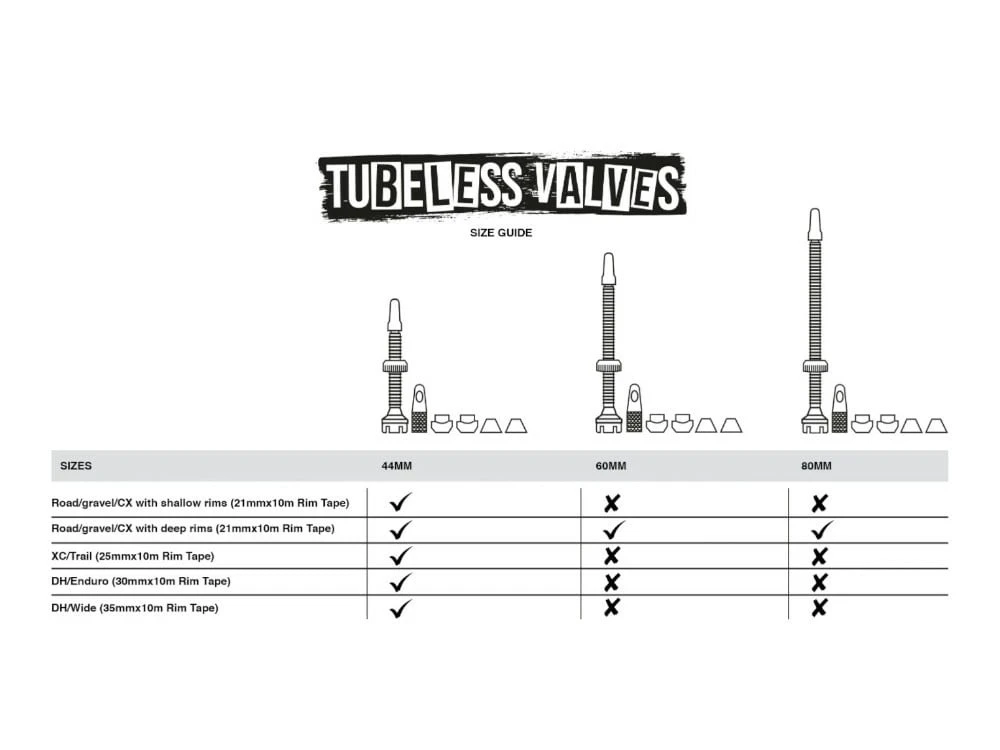 3. Muc-Off - valve tubeless V2 - Tubeless Valves V2 - verde - 44mm